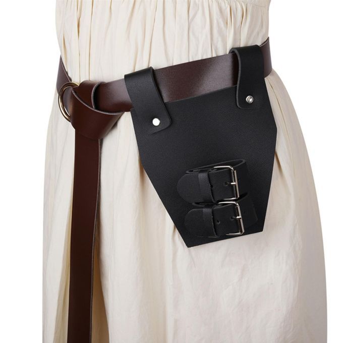Steampunk Waist Sheath Holder Medieval  Belt Scabbard Black