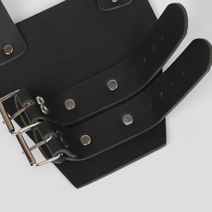 Steampunk Waist Sheath Holder Medieval  Belt Scabbard Black