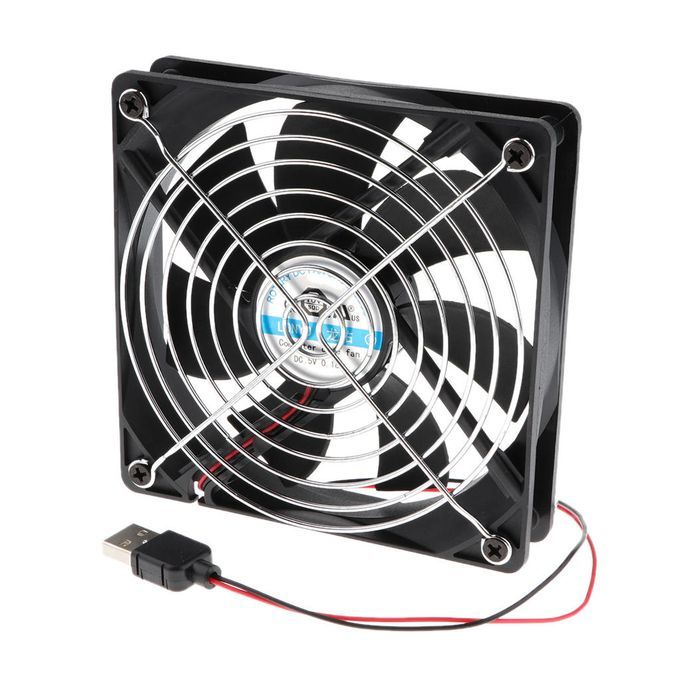 120mm Quiet Cooler Silent USB Cooling Fan For  Router AV Cabinet
