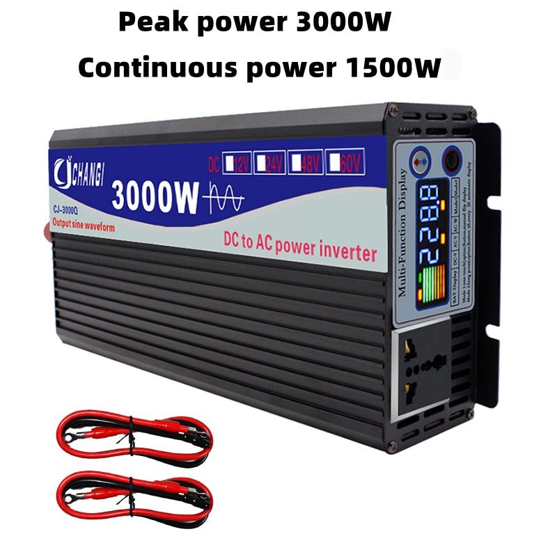 Pure Sine Wave Inverter 12v 220v 48v 110v 3000W 4000WInversor Voltage Transformer Power Converter Solar Inverter