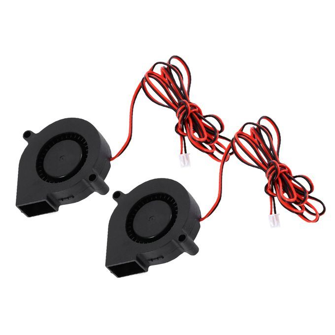 2Pcs Brushless DC12V 5015 Cooling Fan Blower  Cooler For 3D Printer