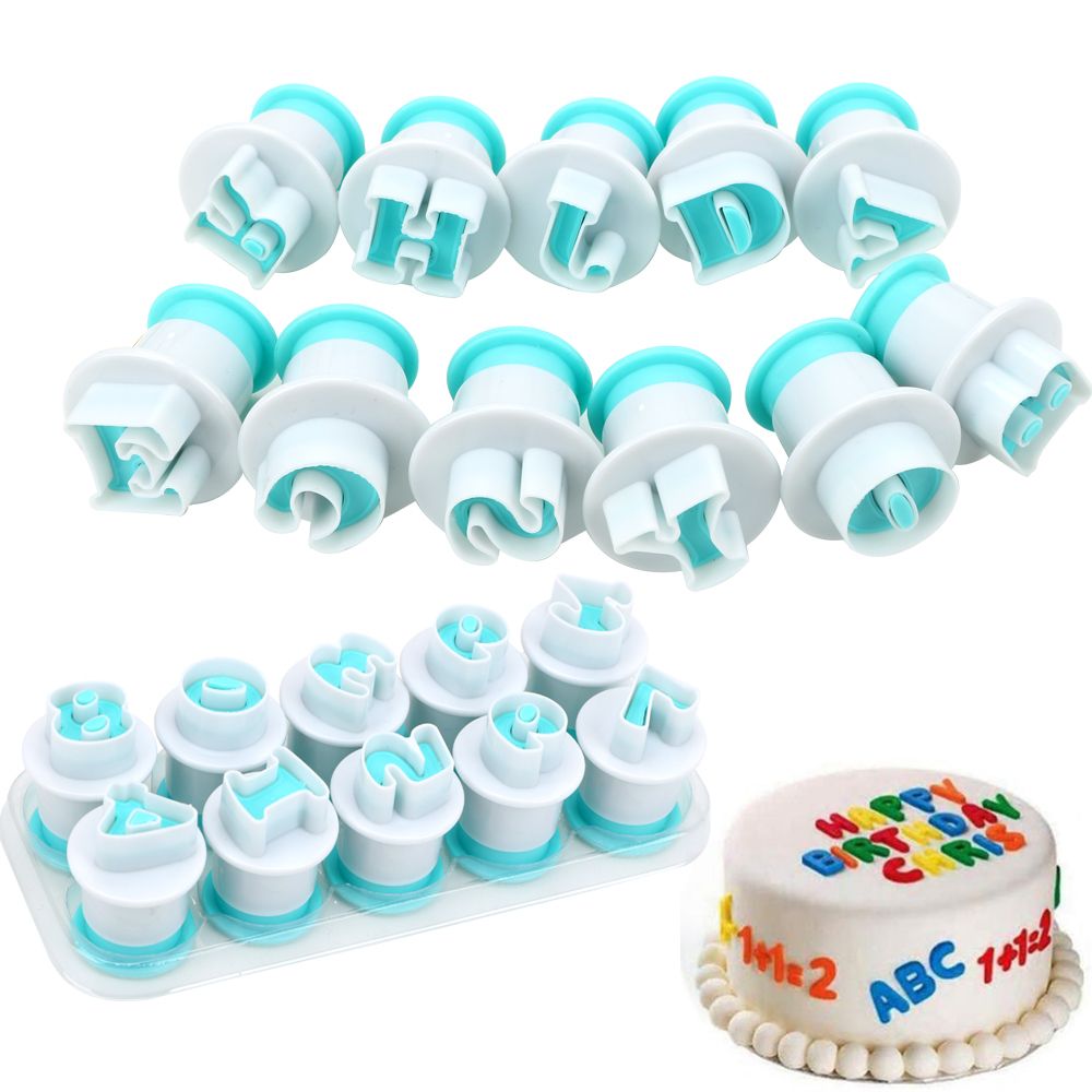 26 Pcs Set Capital Letters Fondant Cake Mold Cookie Mould