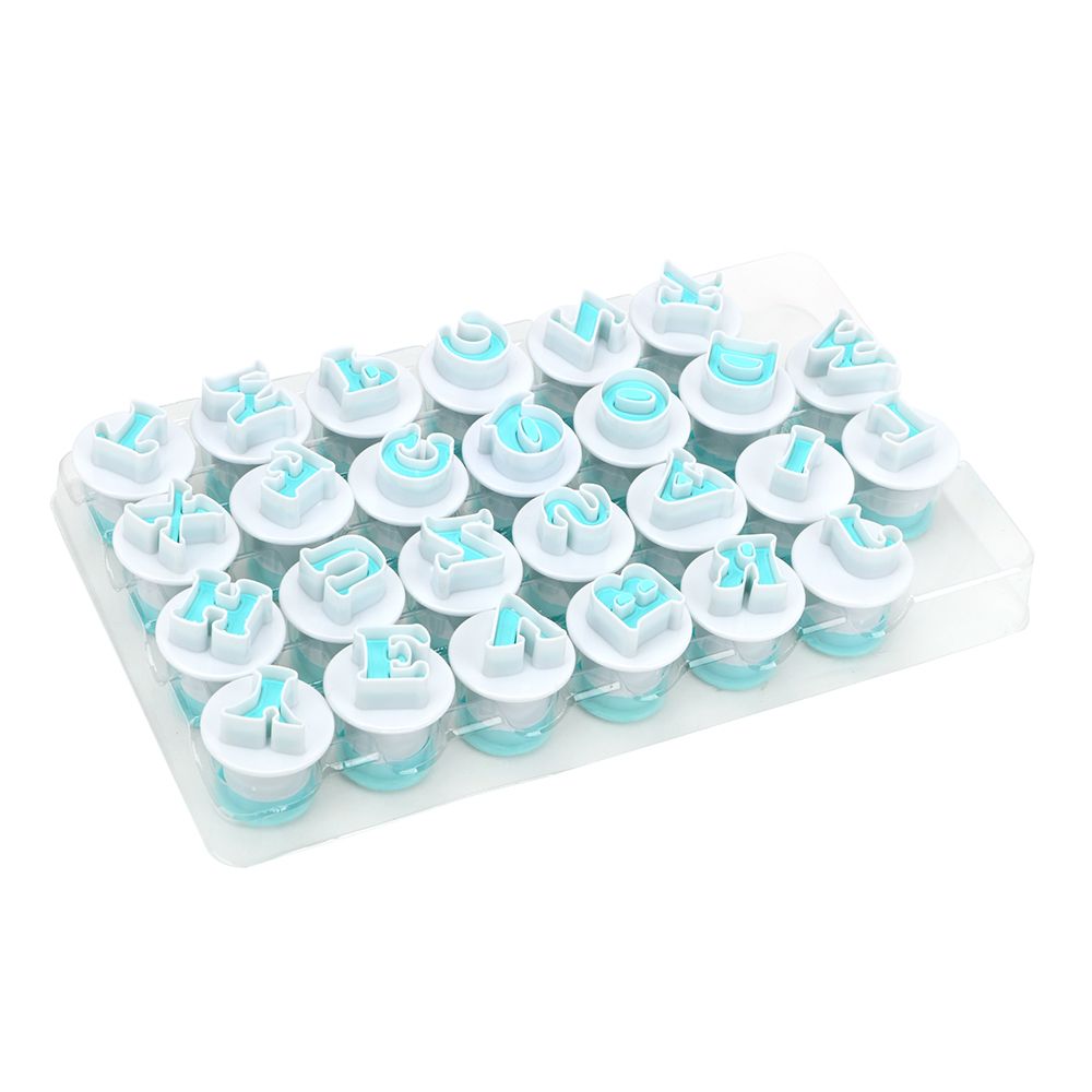 26 Pcs Set Capital Letters Fondant Cake Mold Cookie Mould