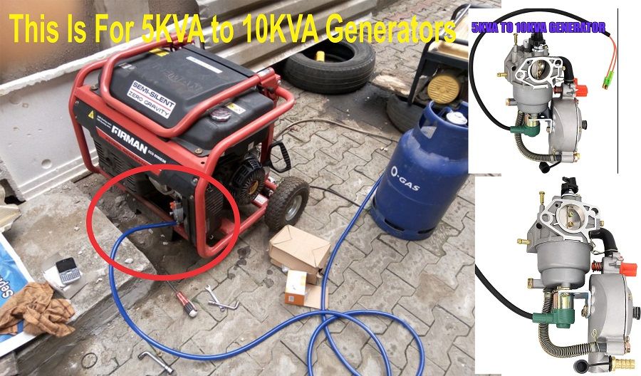 5KVA-10KVA Gen Dual Use Petrol Gas Generator Carburetor