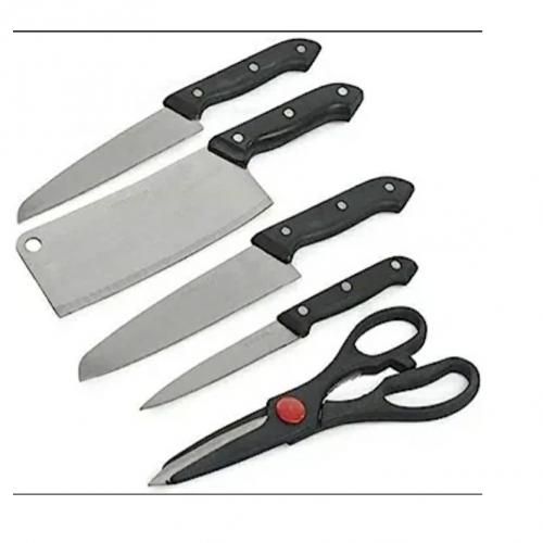 Solid Silver Knife Set & Cutting Board