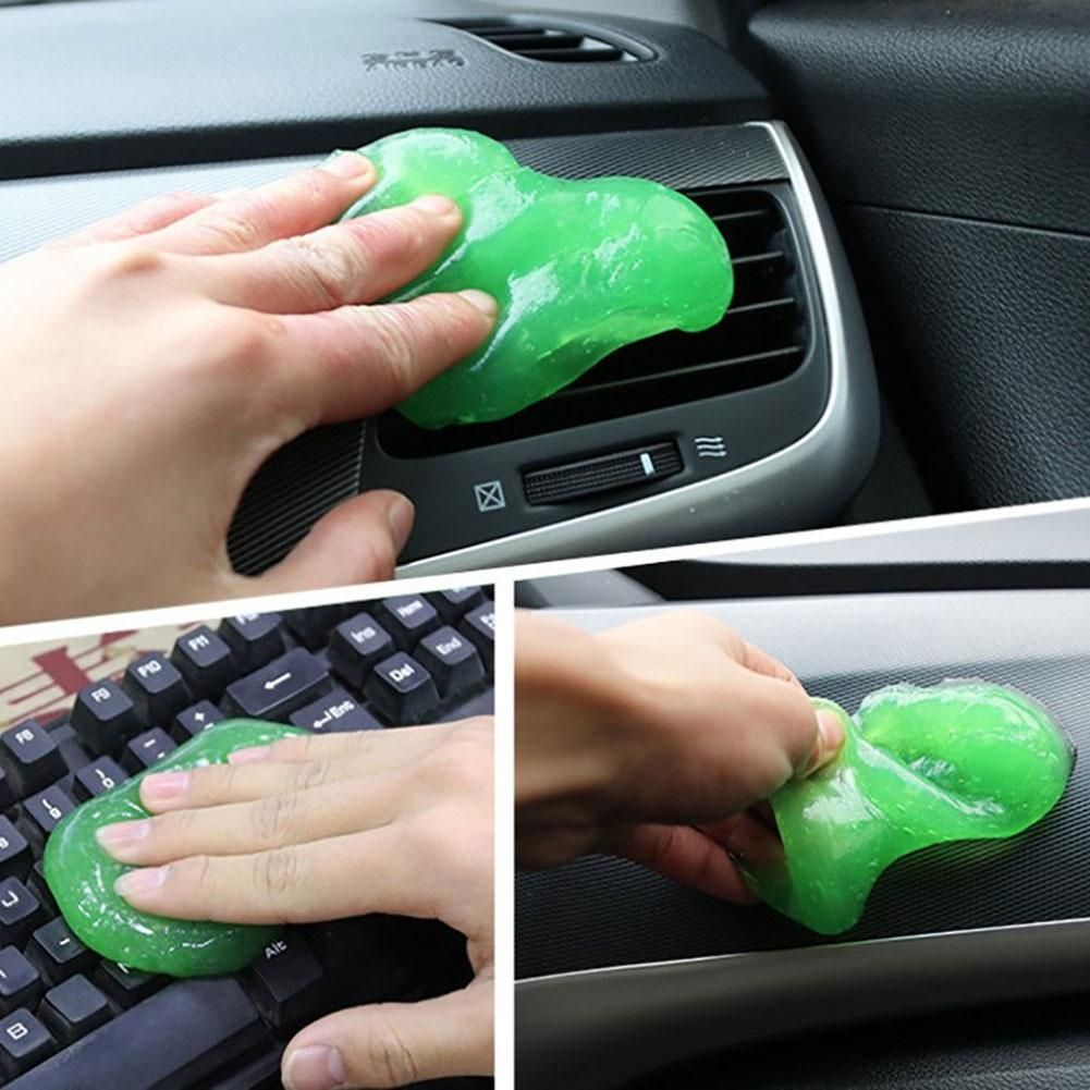 Car Air Vent Keyboard Dust Cleaner Soft Gum Mud Dirt Tool