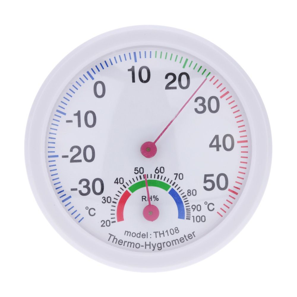 -35~55°C Mini Indoor Analog Temperature Humidity Meter