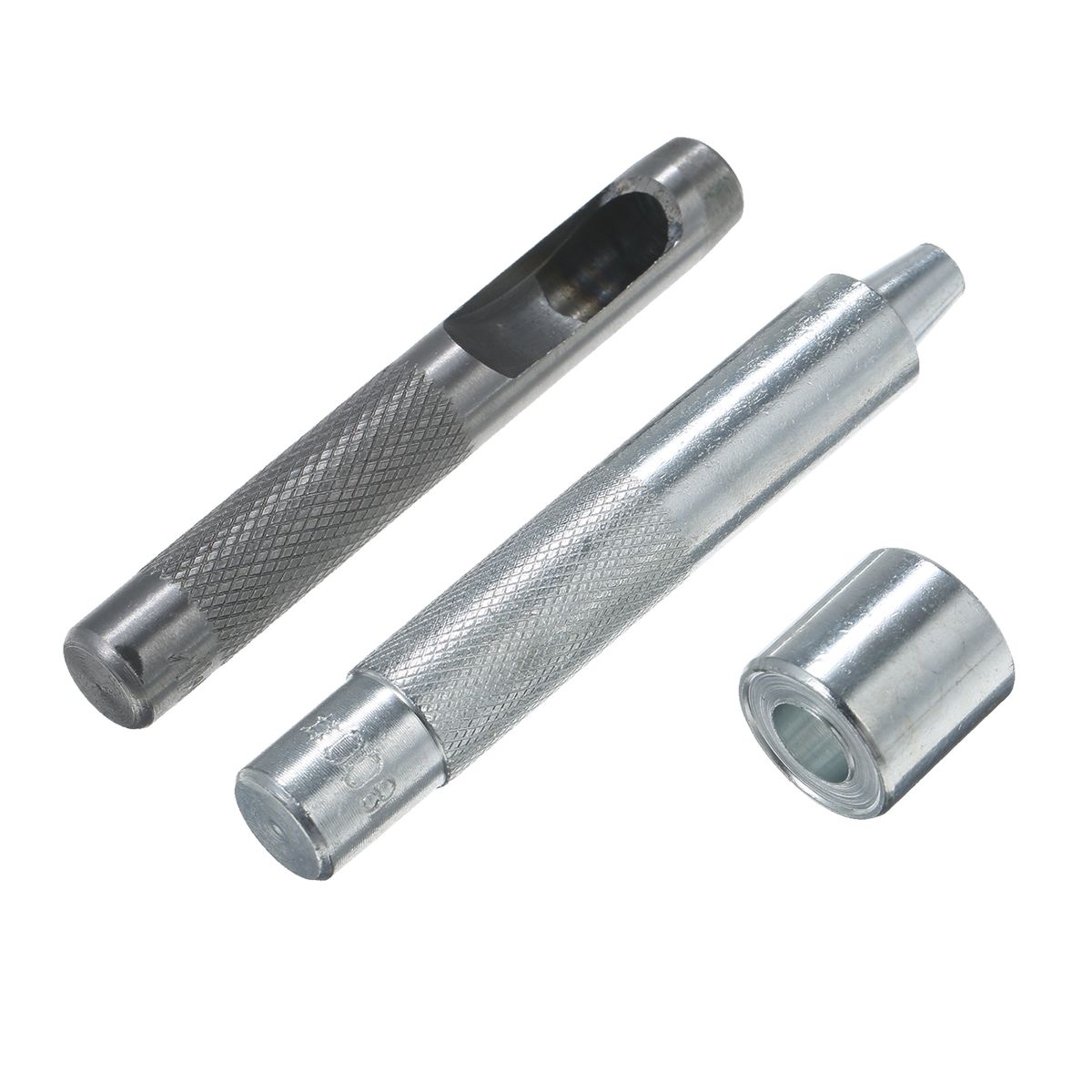 100 Sets 10mm 3/8-inch Grommet Kit Silver Sewing Eyelet Kit