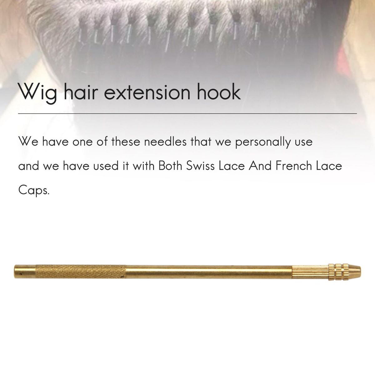 4 Pcs Ventilating s 1 Brasss Holder MakeMakingRepair  Wigs Toupee Hairpiece Wig Knotting Hook Sets Beaded Hook