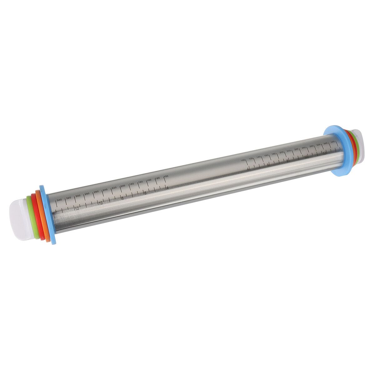 Stainless Steel Adjustable Rolling Pin Thickness Ring Non Stick French Style