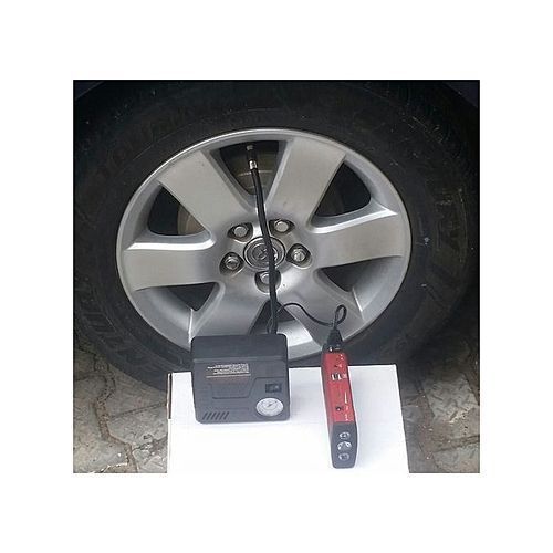Mobile Car Tyre Pump/Air Inflator With 50800mAh Power Bank Jump Starter