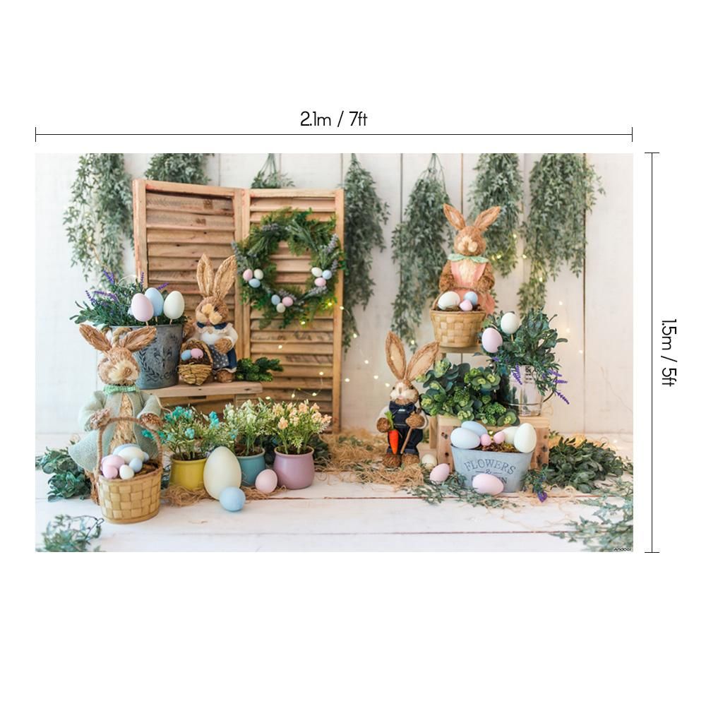 Andoer 2.1 * 1.5m/ 7 * 5ft Photography Background Portrait Photography Backdrops Photo Studio Props for Kids Children Baby Photos Birthday Party Decoration