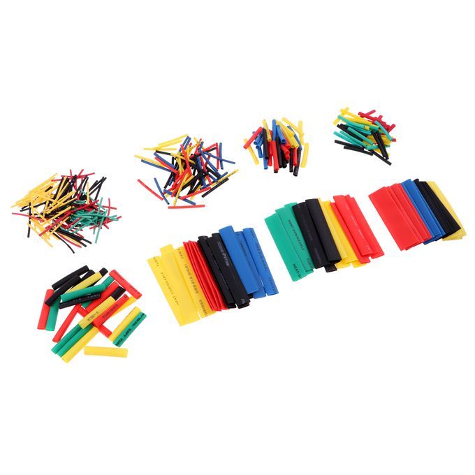 328 Pieces Heat Shrink Tubing Sleeve Wire Wrap Tube 2:1 Assortment Kit