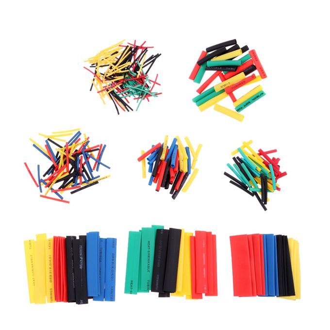 328 Pieces Heat Shrink Tubing Sleeve Wire Wrap Tube 2:1 Assortment Kit