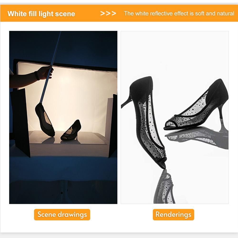 Multi-functional Photography Reflector Cardboard Foldable Photography Reflector Diffuser Board