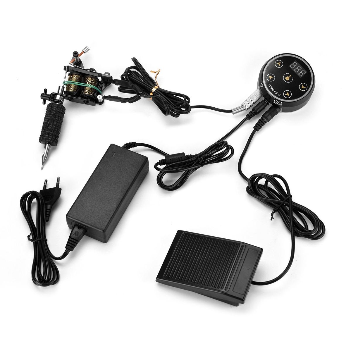 Tattoo Power Supply 2nd Gen Power Supply Box Colorful Voltage LCD Digital Display Fits All Tattoo Machine