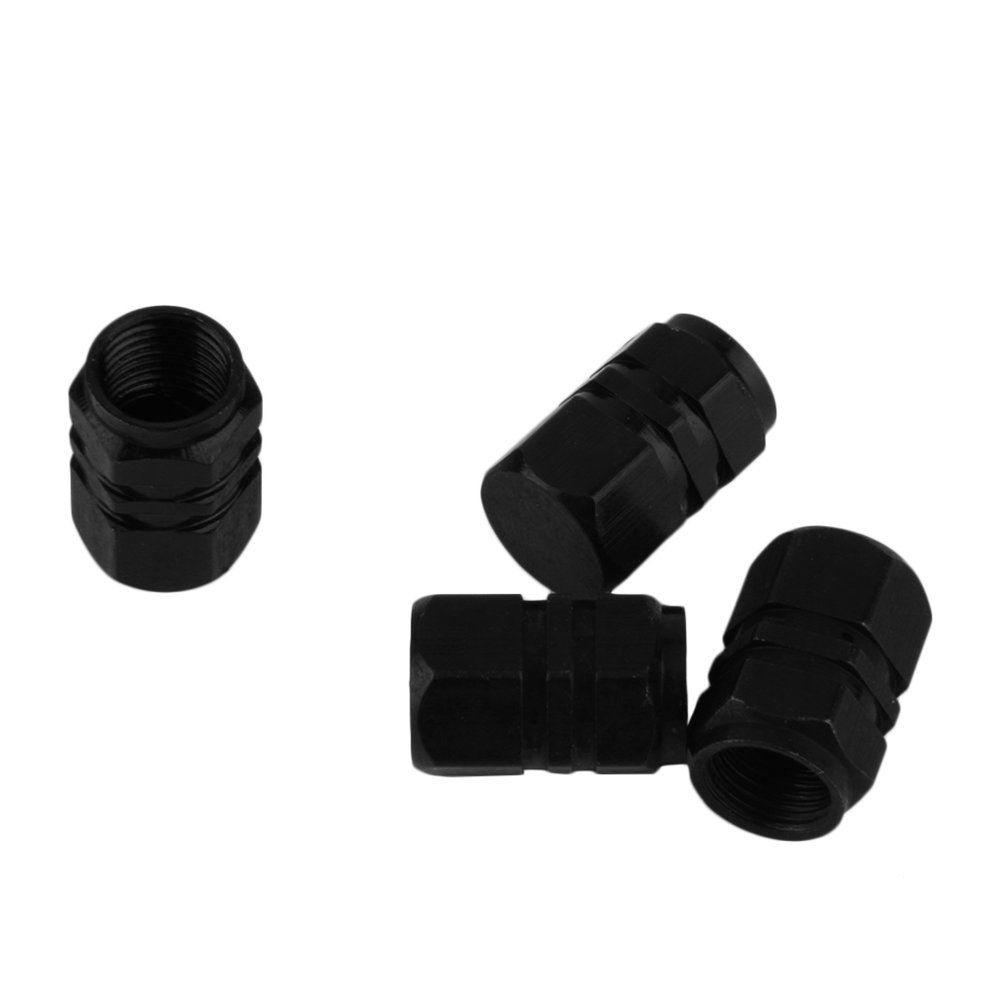4pcs Aluminum Car Truck Bike Tire Tyre Wheel Rims Air Valve Stem Caps Cover