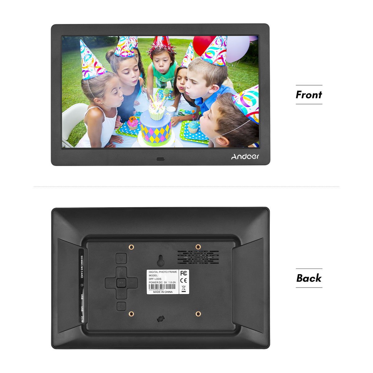 10 Inch Wide LCD Screen Digital Photo Frame 1024 *