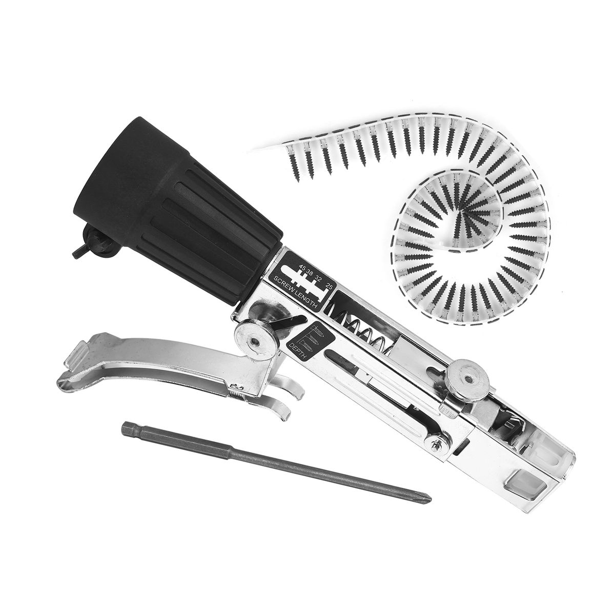 Automatic Chain Nail Gun Adapter Power Drill Attachment With