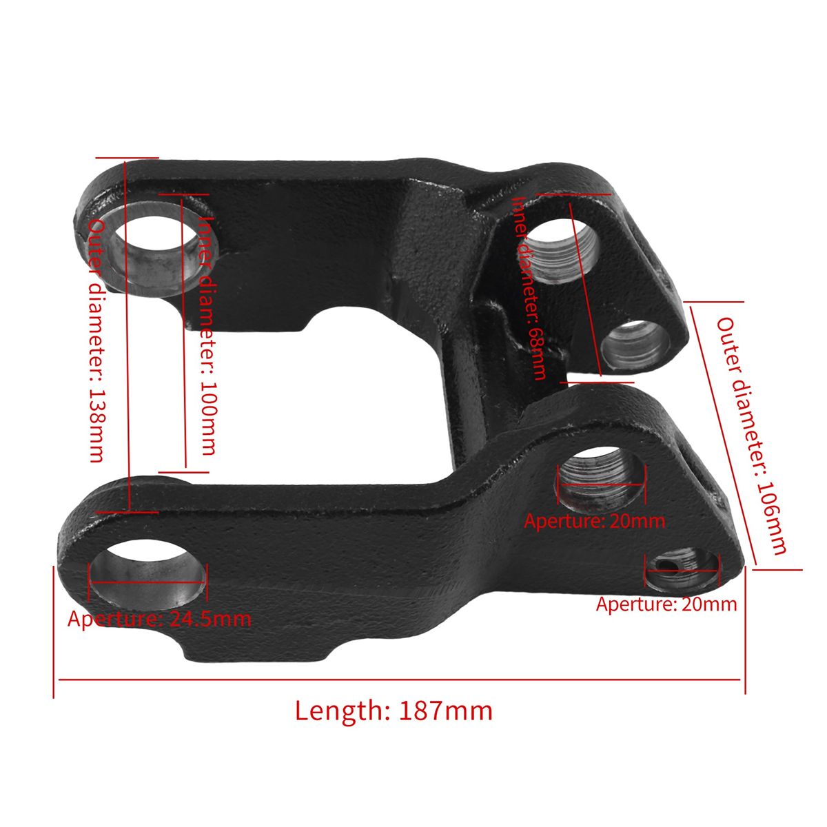 132523 Electric Forklift Pallet Truck Parts Carrying Wheel