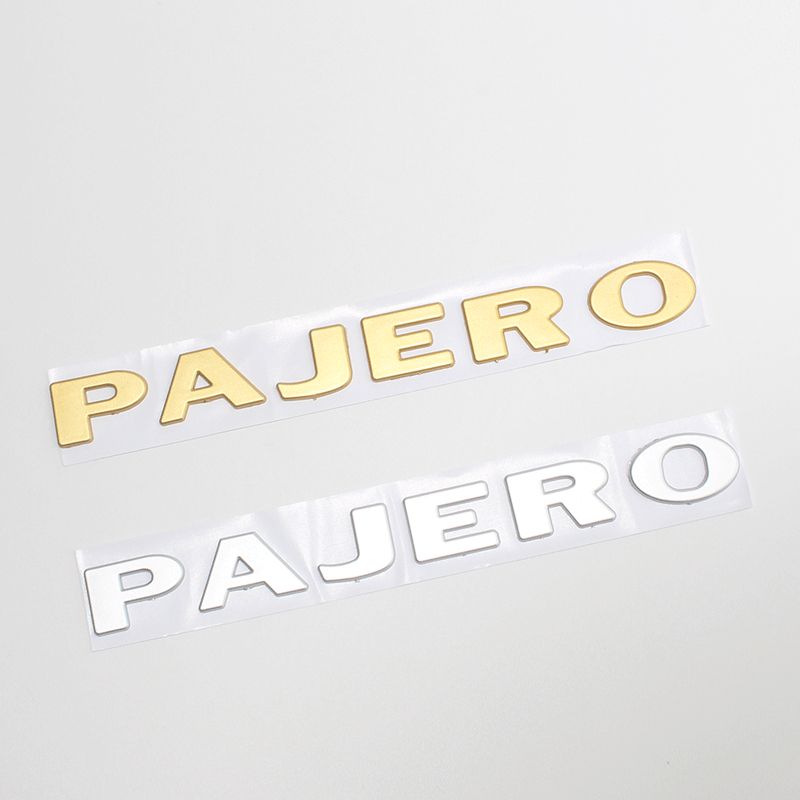 3d For Pajero Letter Logo Abs Emblem Badge Stickers Car For