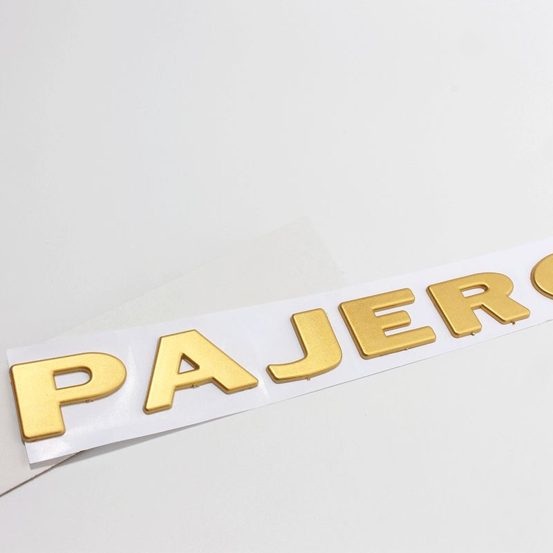 3d For Pajero Letter Logo Abs Emblem Badge Stickers Car For