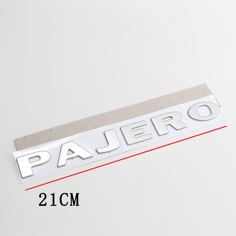 3d For Pajero Letter Logo Abs Emblem Badge Stickers Car For