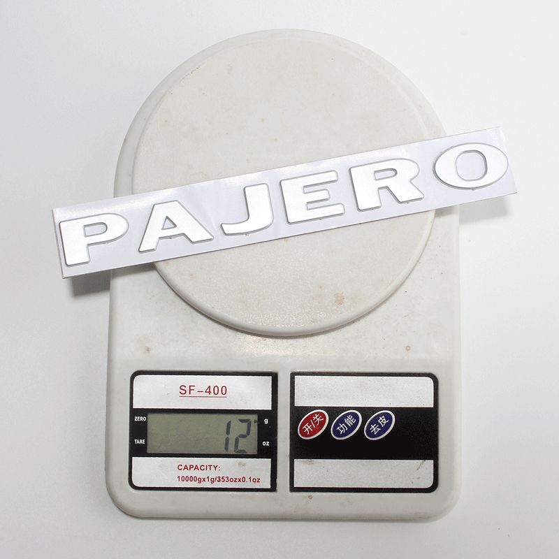 3d For Pajero Letter Logo Abs Emblem Badge Stickers Car For
