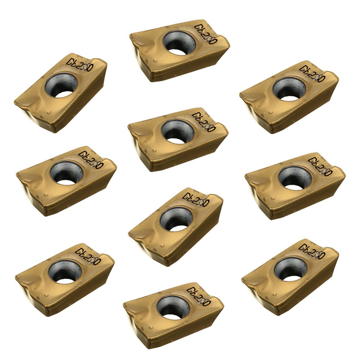 10Pcs Carbide Indexable Milling Inserts APMT1604 PDER DP5320