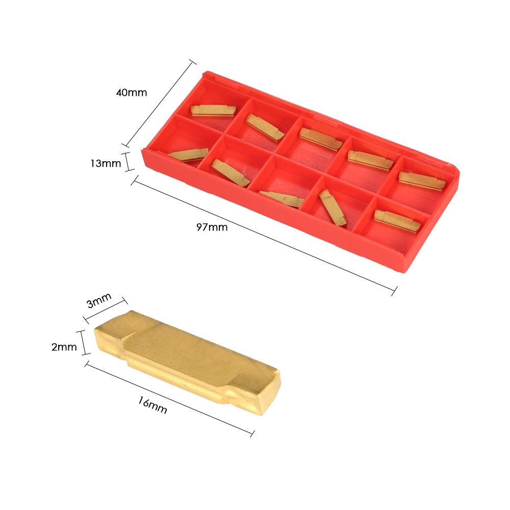 10pcs/box MGMN200-G 2mm Width Carbide Inserts For