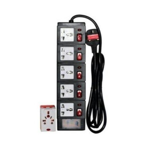 Multiple Extension Power Socket With Free Fuse Combo ---