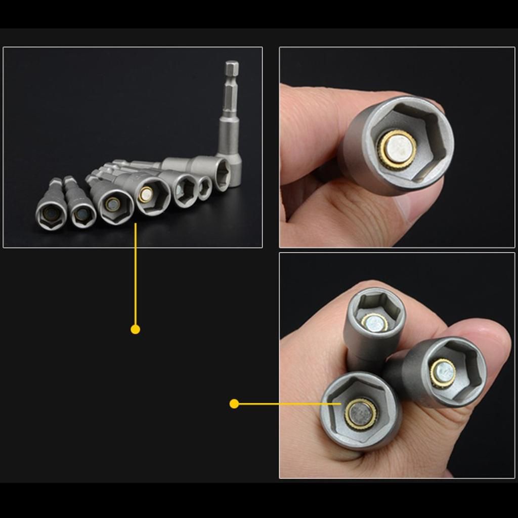 5pcs Screwdriver Nut Drivers Sets - 1/4'' Hex Nut Driver