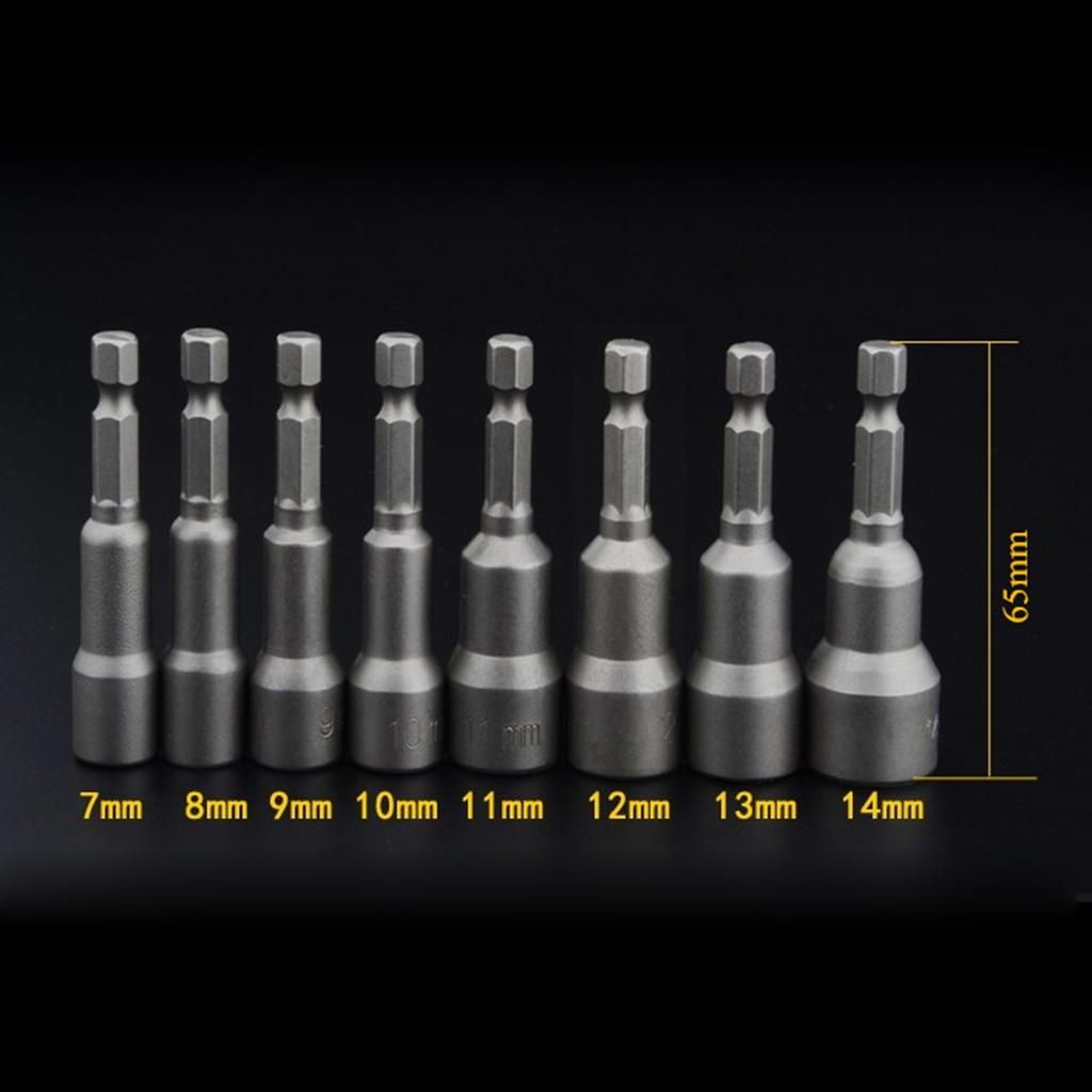 5pcs Screwdriver Nut Drivers Sets - 1/4'' Hex Nut Driver