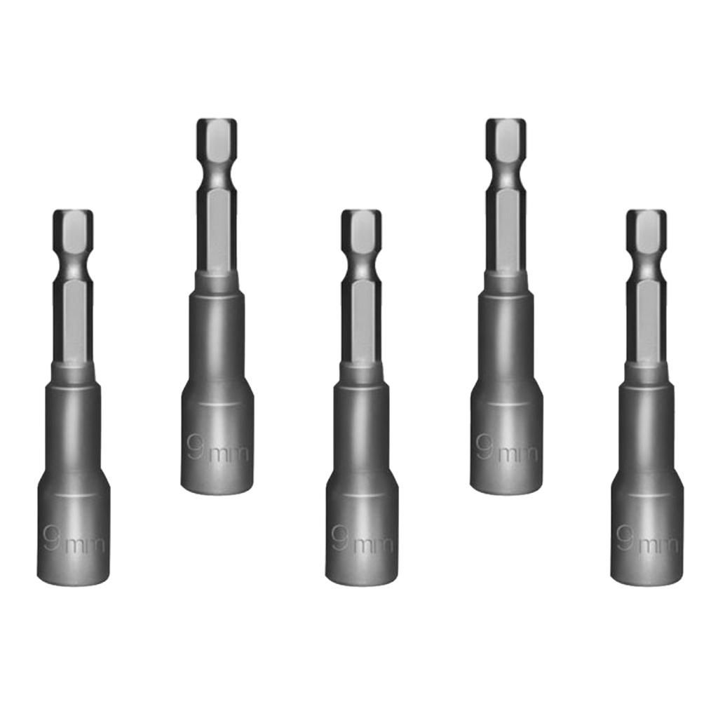 5pcs Screwdriver Nut Drivers Sets - 1/4'' Hex Nut Driver