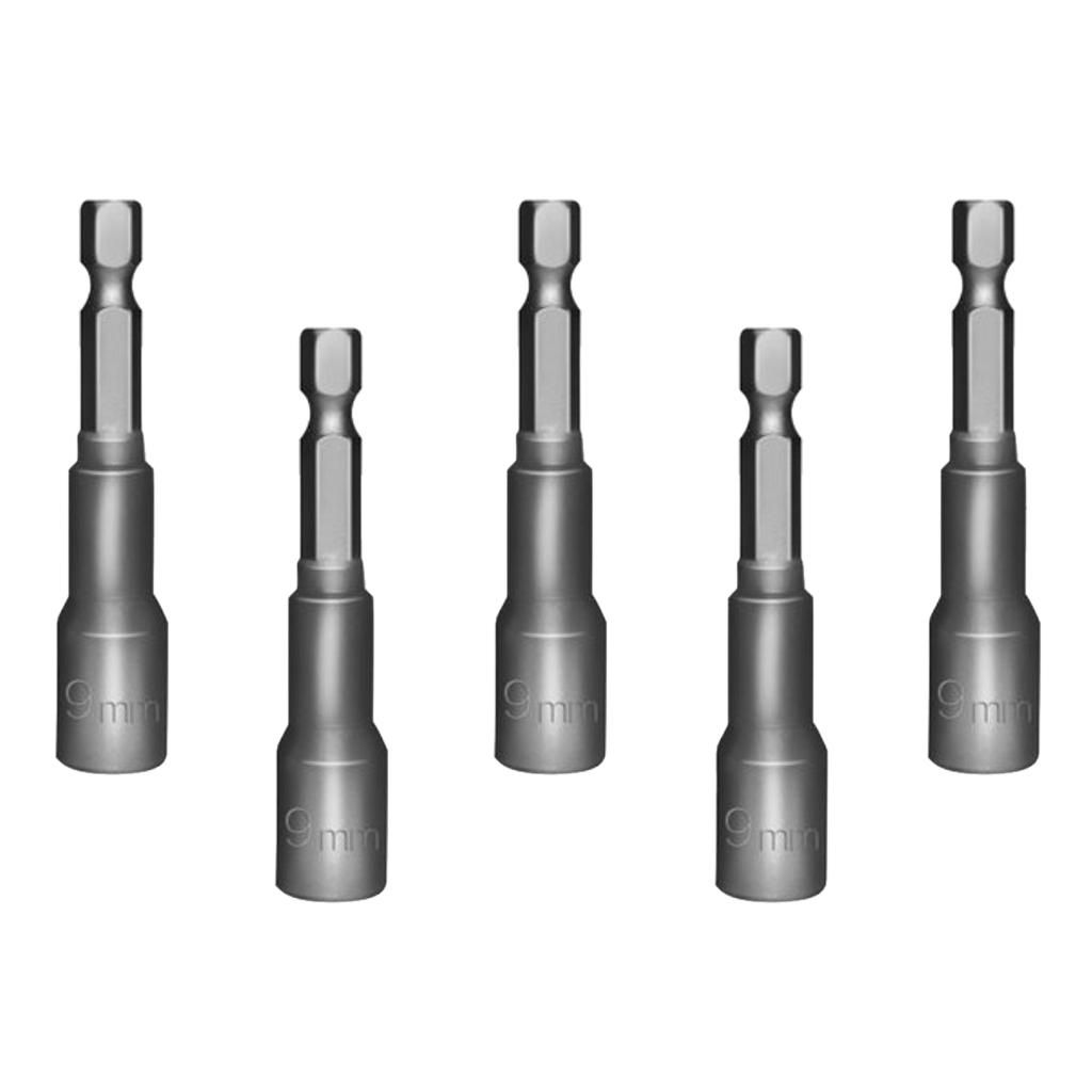 5pcs Screwdriver Nut Drivers Sets - 1/4'' Hex Nut Driver