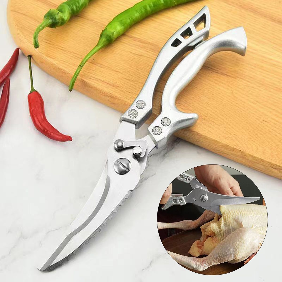 Kitchen Scissors A Must Have Kitchen Shears Silver