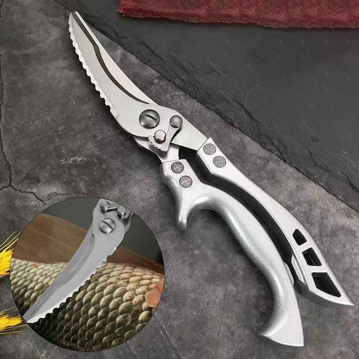Kitchen Scissors A Must Have Kitchen Shears Silver