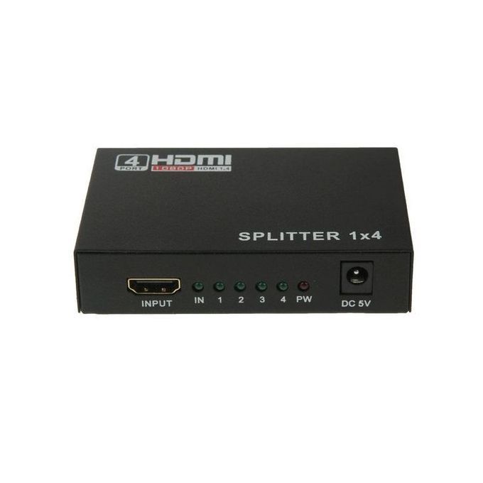 Mini HD 1080P 1x4 HDMI V1.4 Splitter For HDTV / STB/ DVD