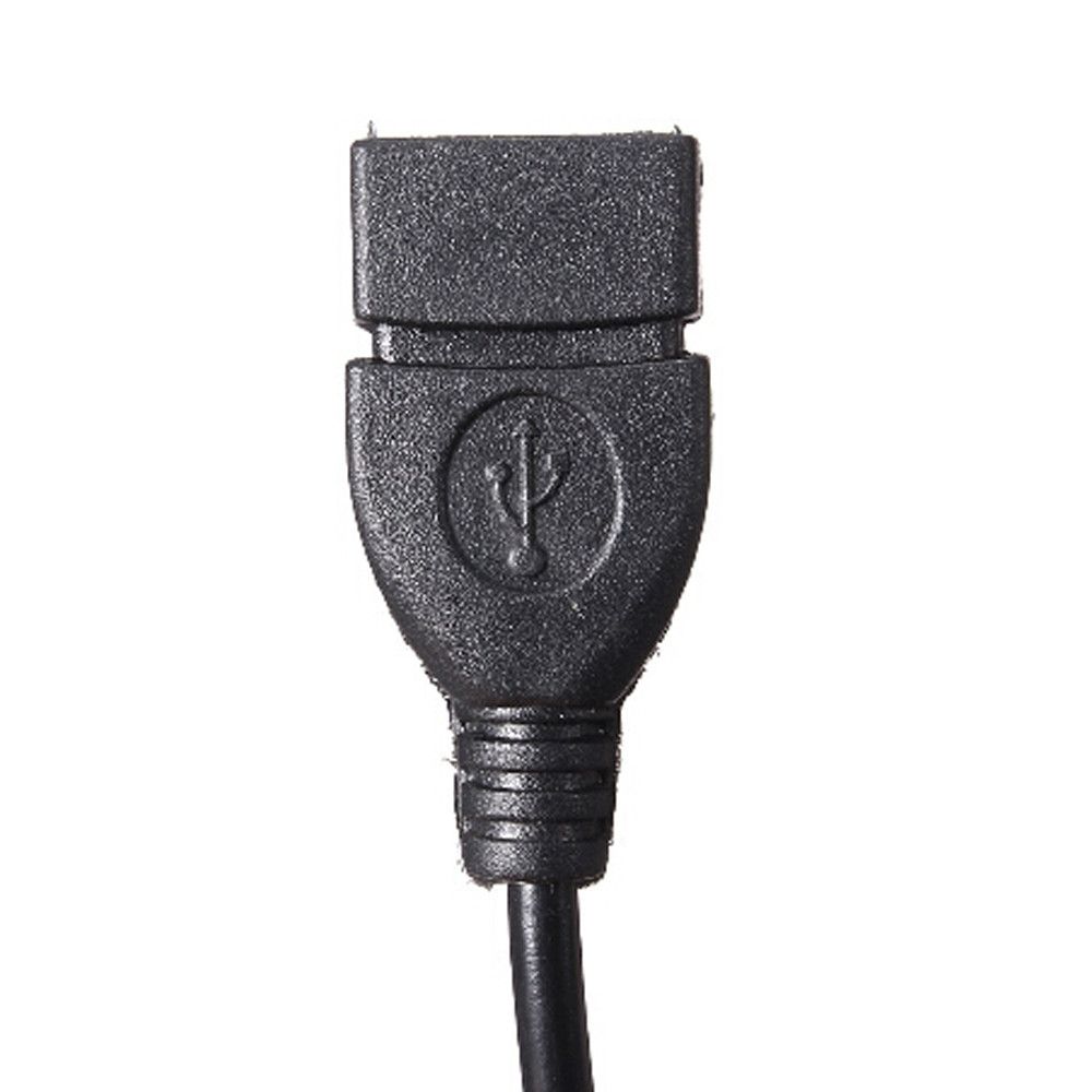 3.5mm Male Audio AUX Jack To USB 2.0 Type A Female OTG Converter Adapter Cable
