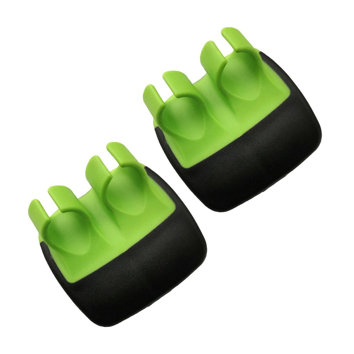 2 Pcs Fruit Graters Finger Grip Cabbage Graters Green and Black