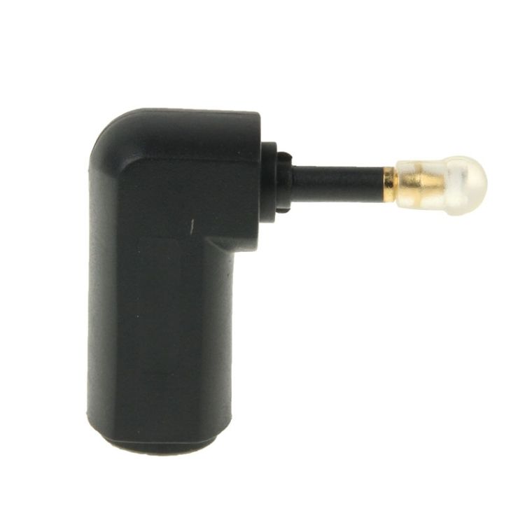 Square To Round 90 Degree Optical Fiber Adapter