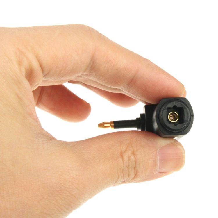 Square To Round 90 Degree Optical Fiber Adapter