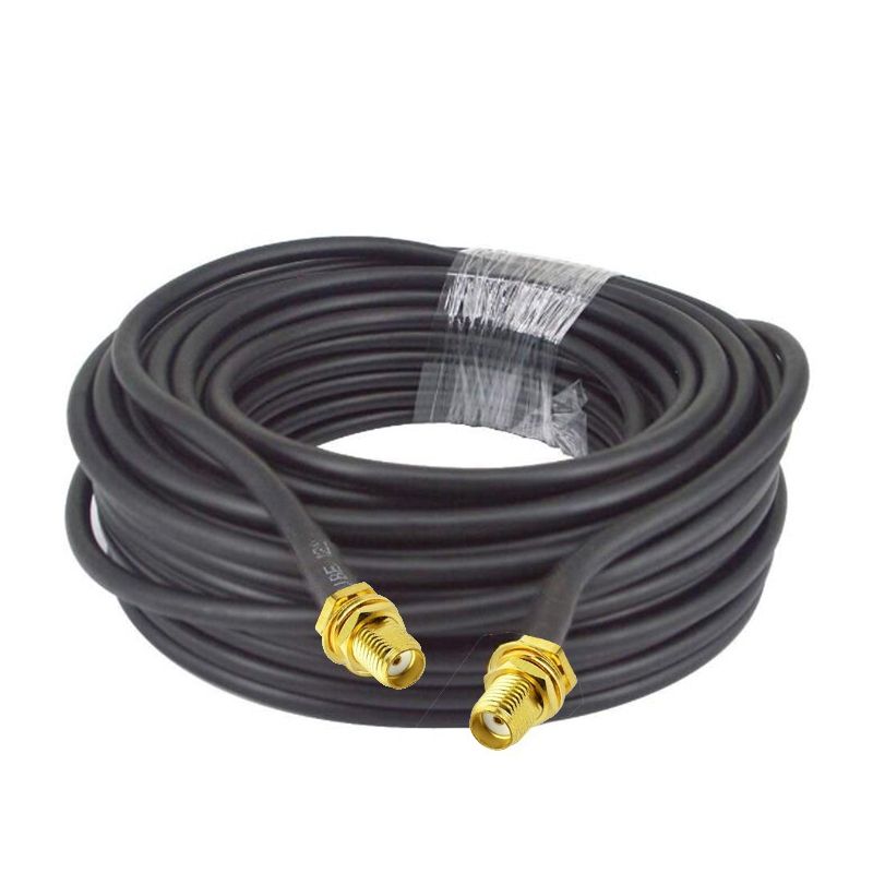 SMA Female To SMA Female RG58 Coaxial Cable, Cable Length:1m