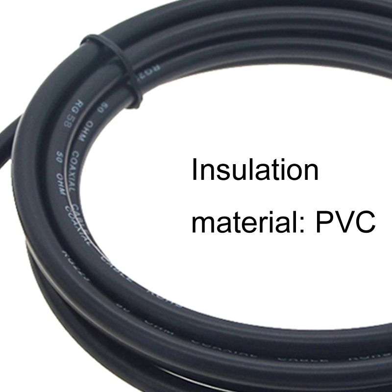 SMA Female To SMA Female RG58 Coaxial Cable, Cable Length:1m