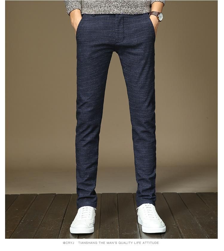 Cotton Cotton Pants for Mens Slim Truck People Lana Quality Quality New Design