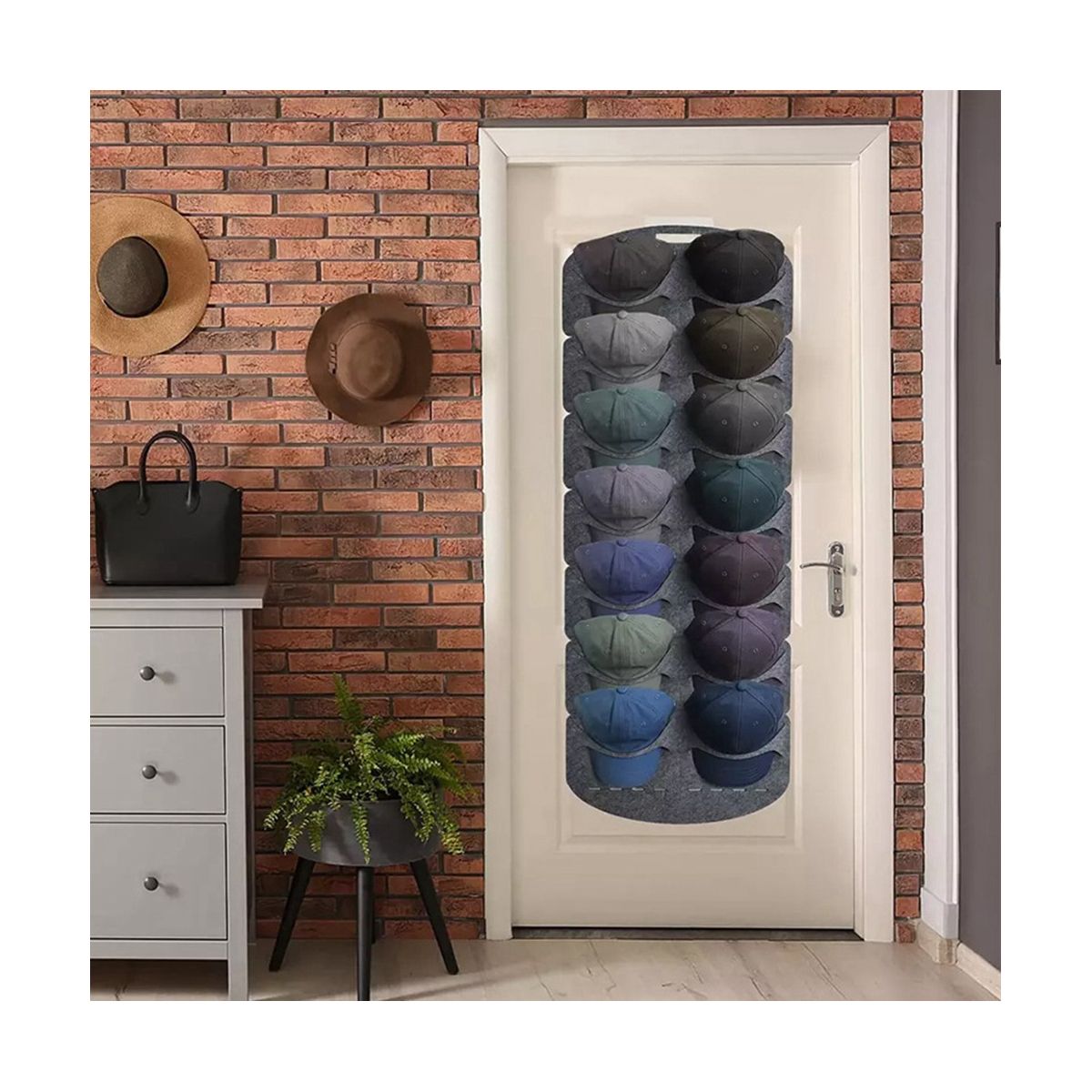 Felt Hat Storage Rack Cap Holder Wall Bag Clip Travel Cap