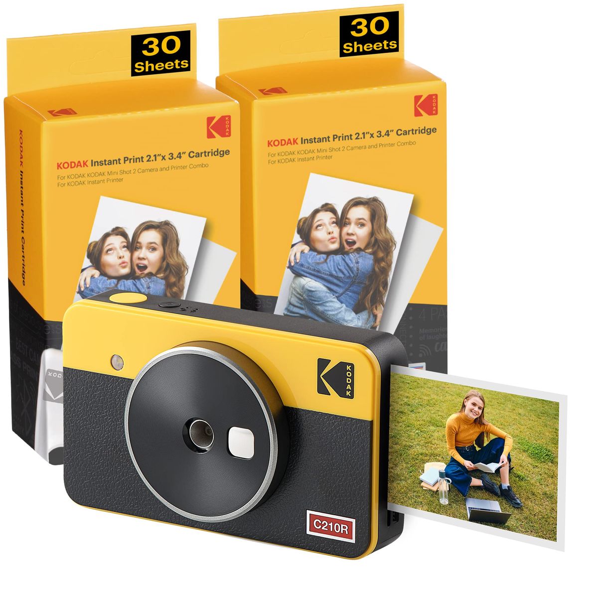 Retro Portable Wireless Instant Camera & Photo Printer