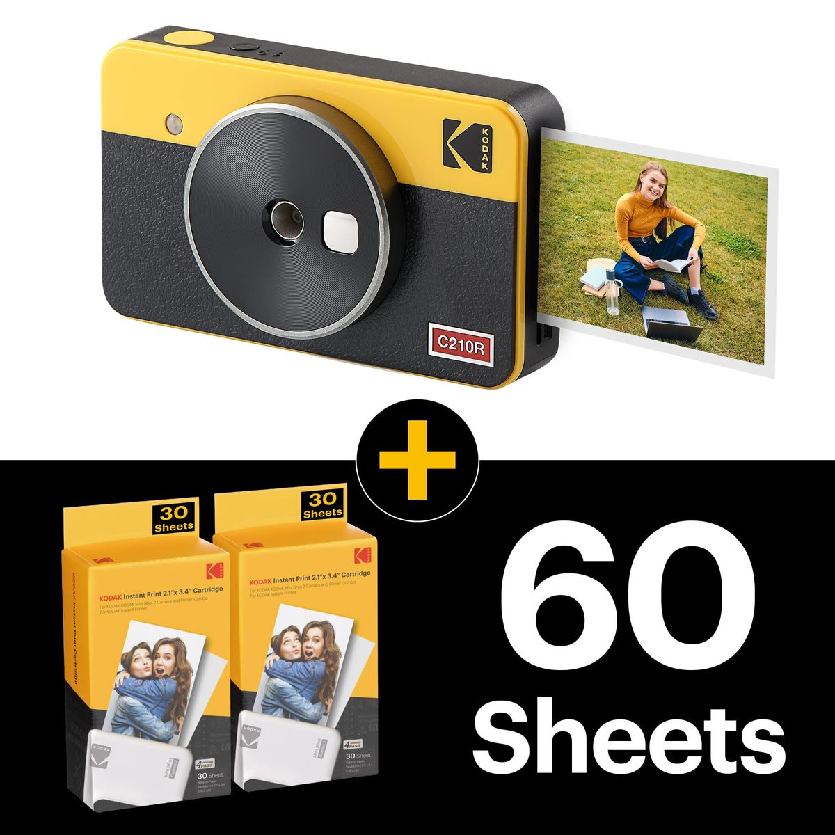 Retro Portable Wireless Instant Camera & Photo Printer
