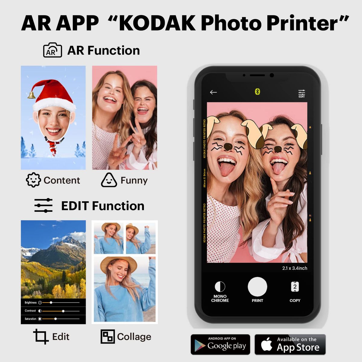 Retro Portable Wireless Instant Camera & Photo Printer