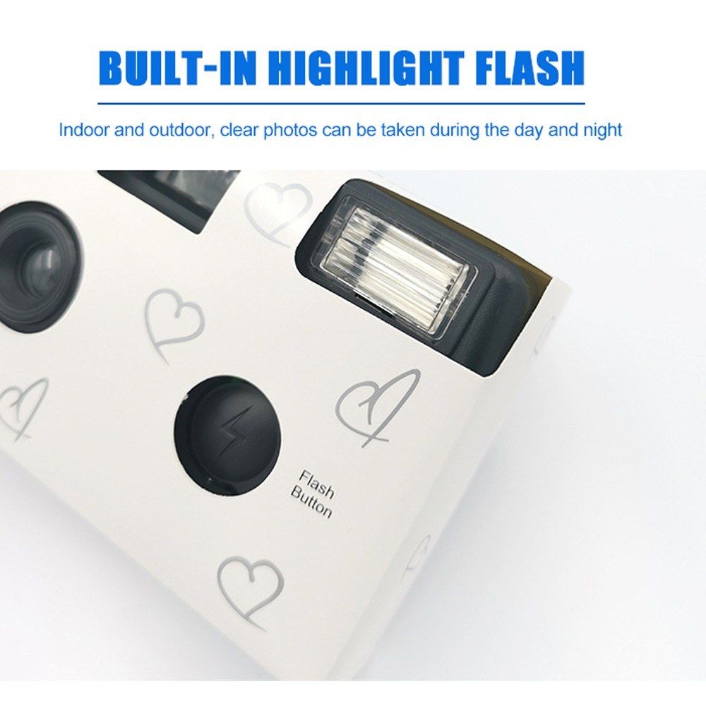 36 Photos Power Flash HD Single Use One Time Disposable Film